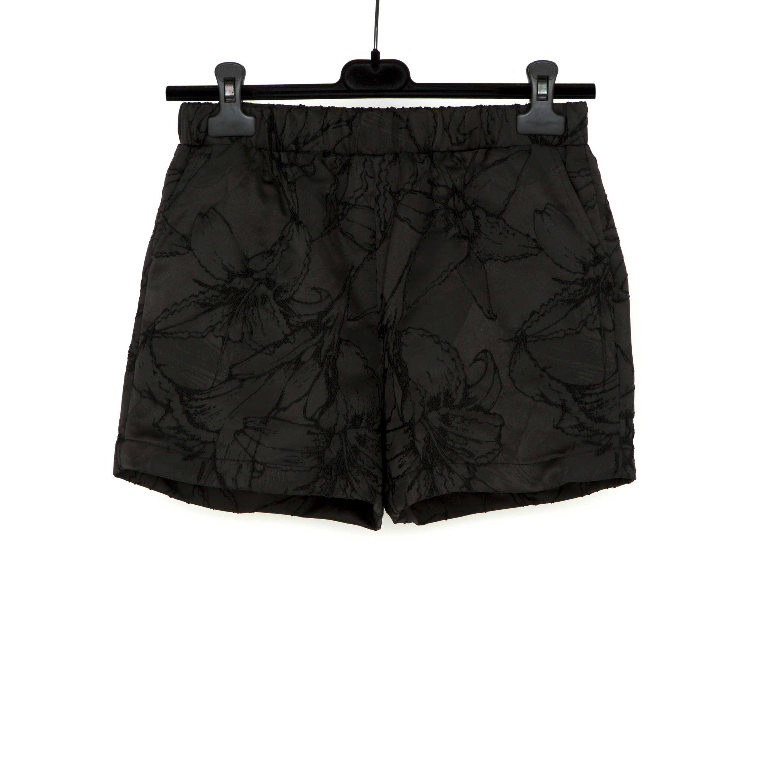 Black Brocade Shorts | KARMAMIA Copenhagen