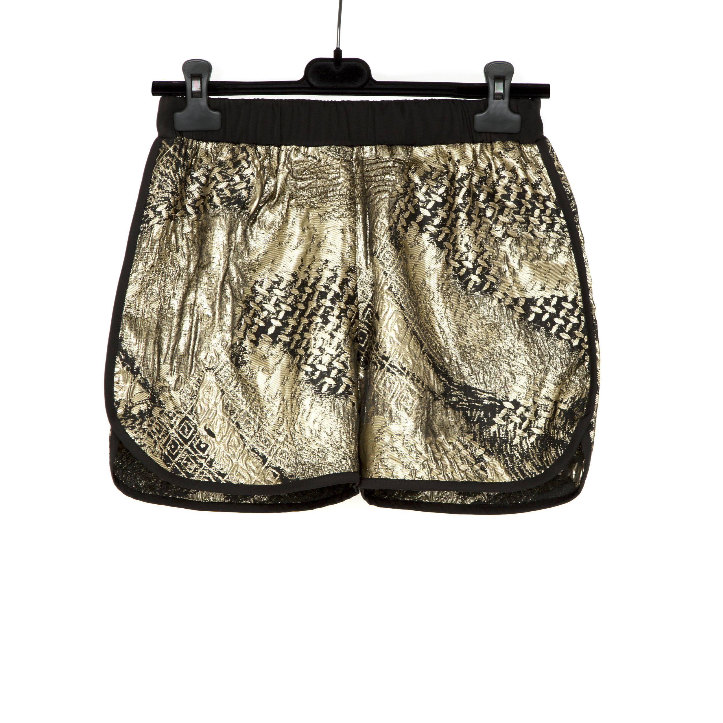 gold cargo shorts