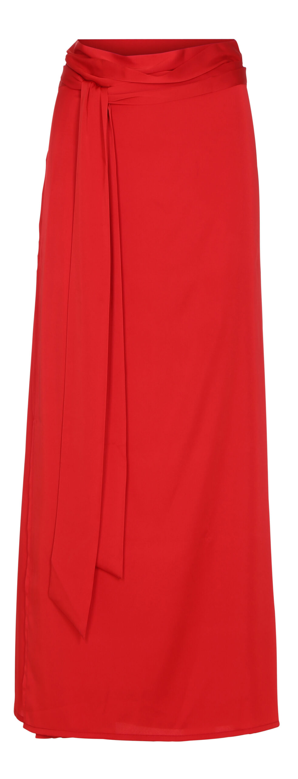Red Straight Wrap Skirt KARMAMIA Copenhagen