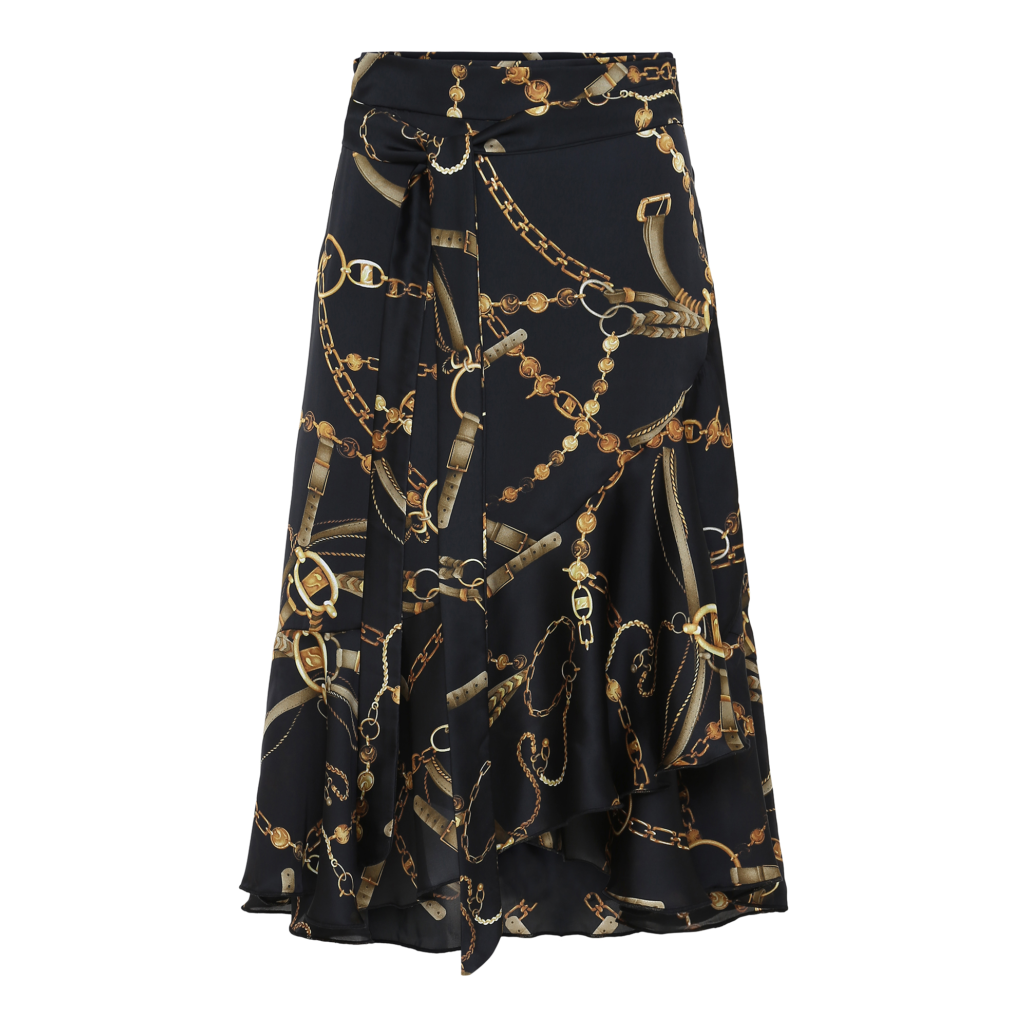 black-vintage-ruffle-wrap-skirt-short-karmamia-copenhagen