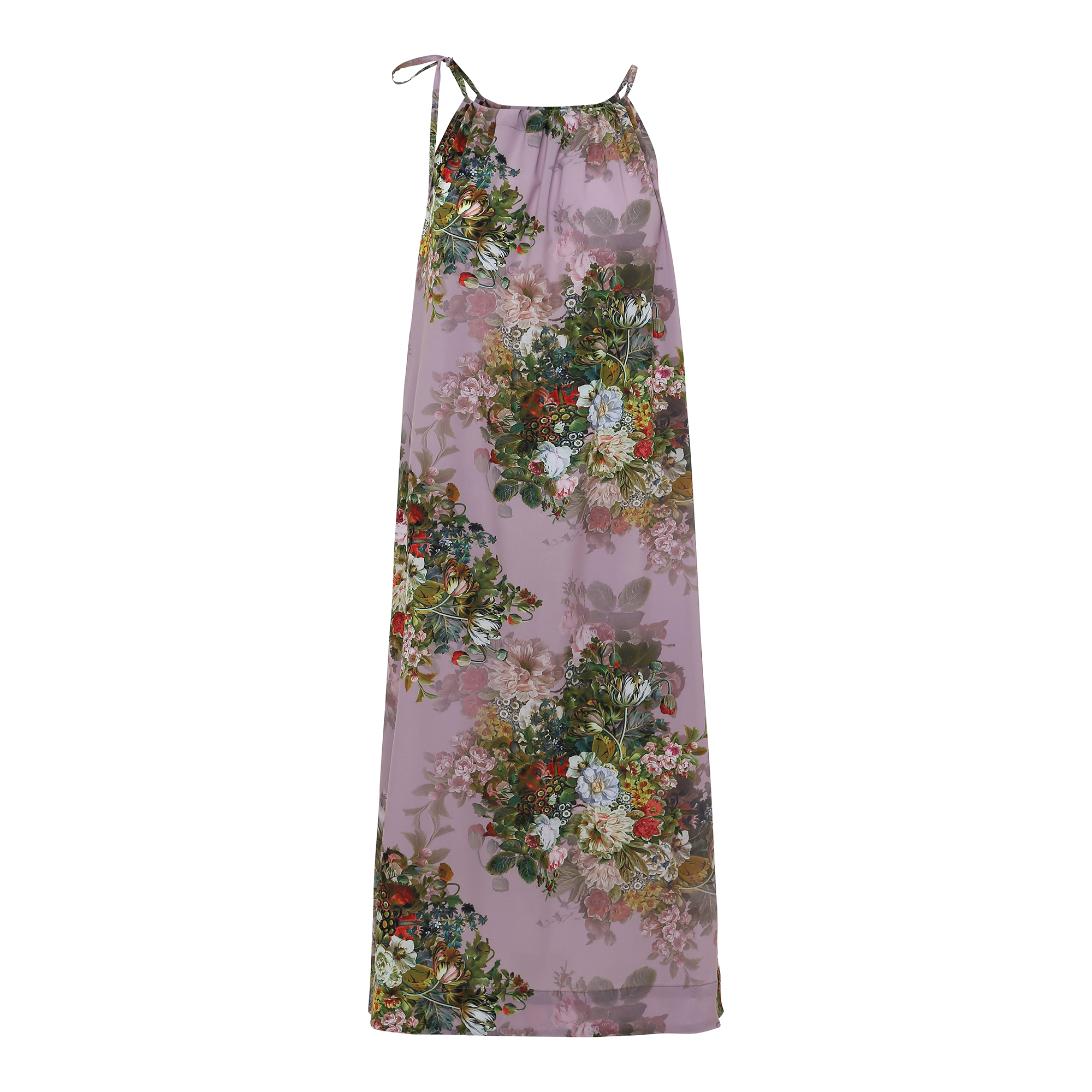 Flora Blush Tie Dress (mid) KARMAMIA Copenhagen