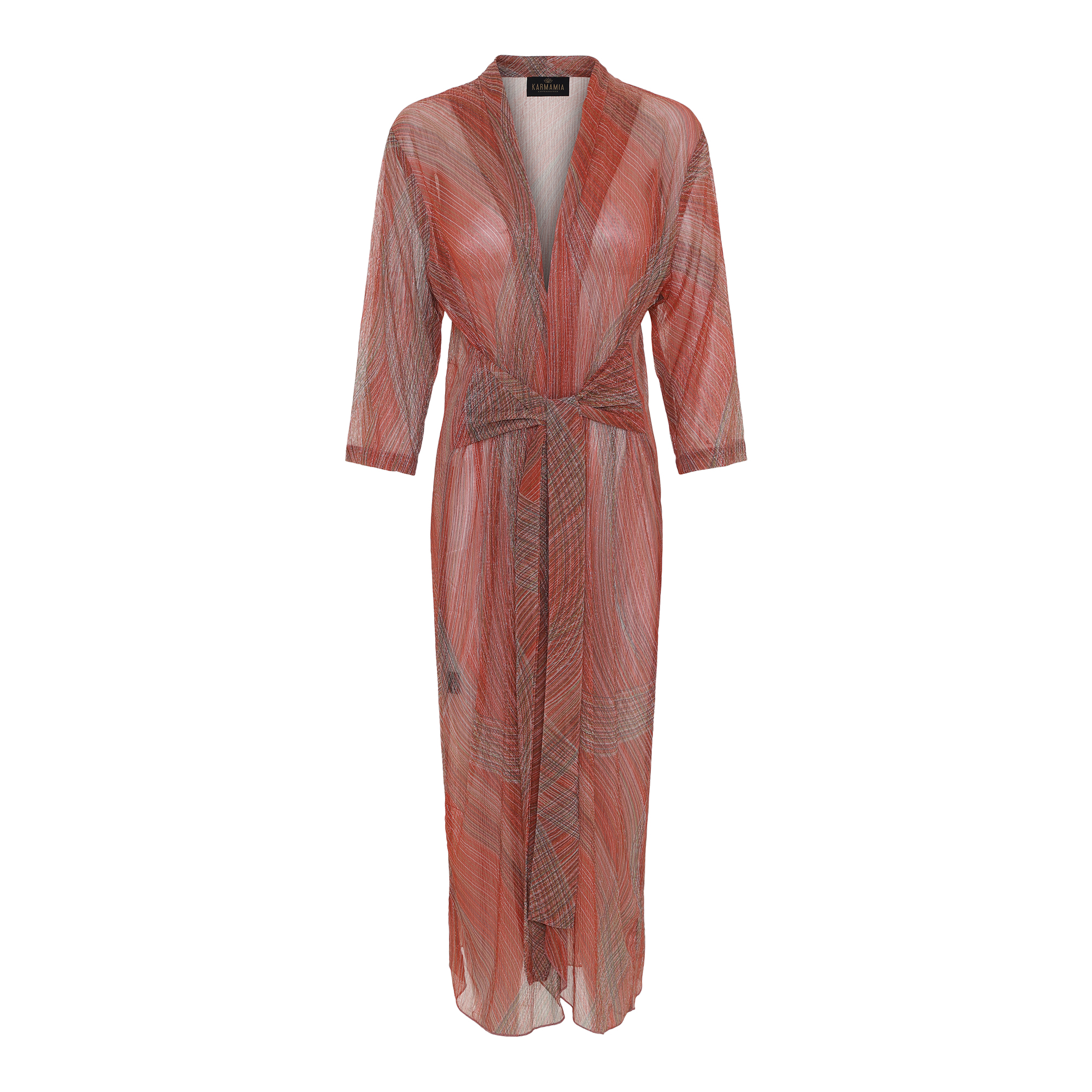 Hailey Wrap Kimono Tangerine KARMAMIA Copenhagen