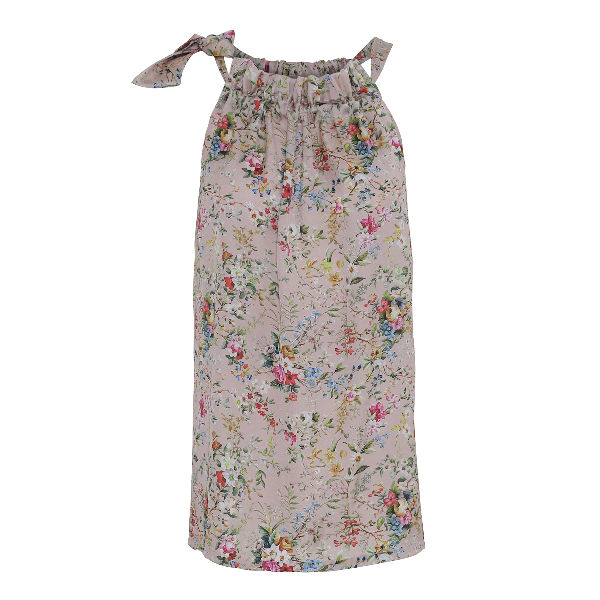 Blush Bloom Ruffle Tie Top KARMAMIA Copenhagen