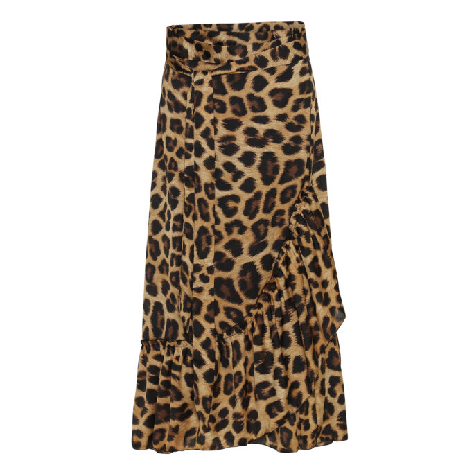ruffle wrap skirt leo