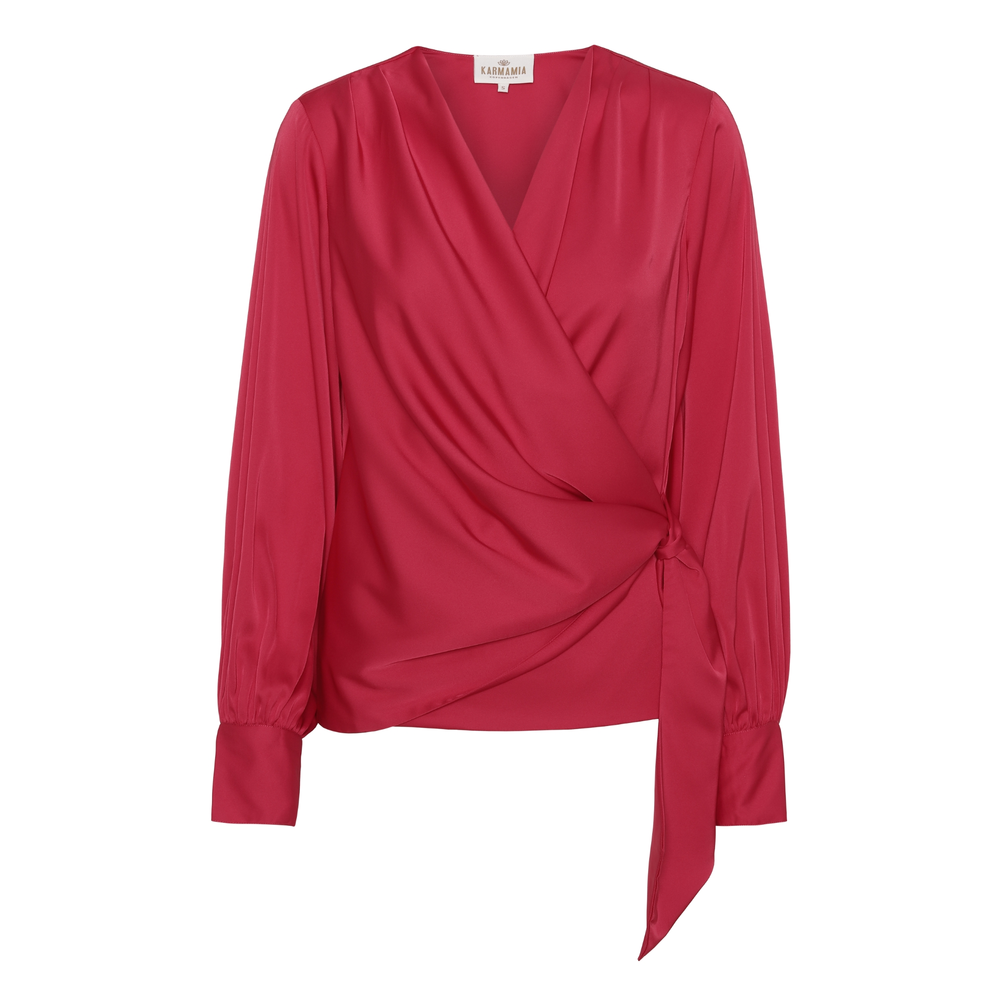 Ines Blouse – Deep Pink | KARMAMIA Copenhagen