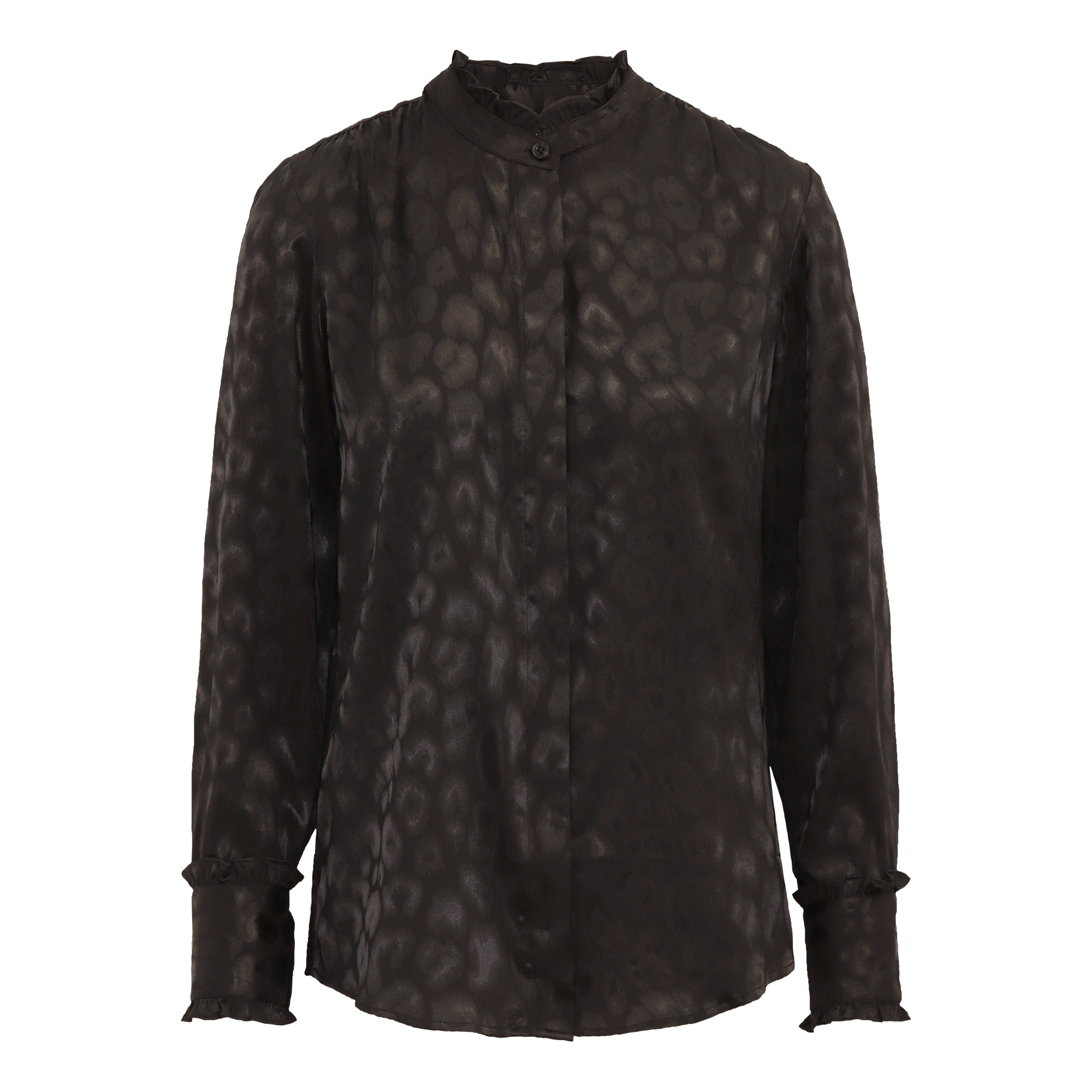 Trinity Shirt – Black Leo Jacquard | KARMAMIA Copenhagen