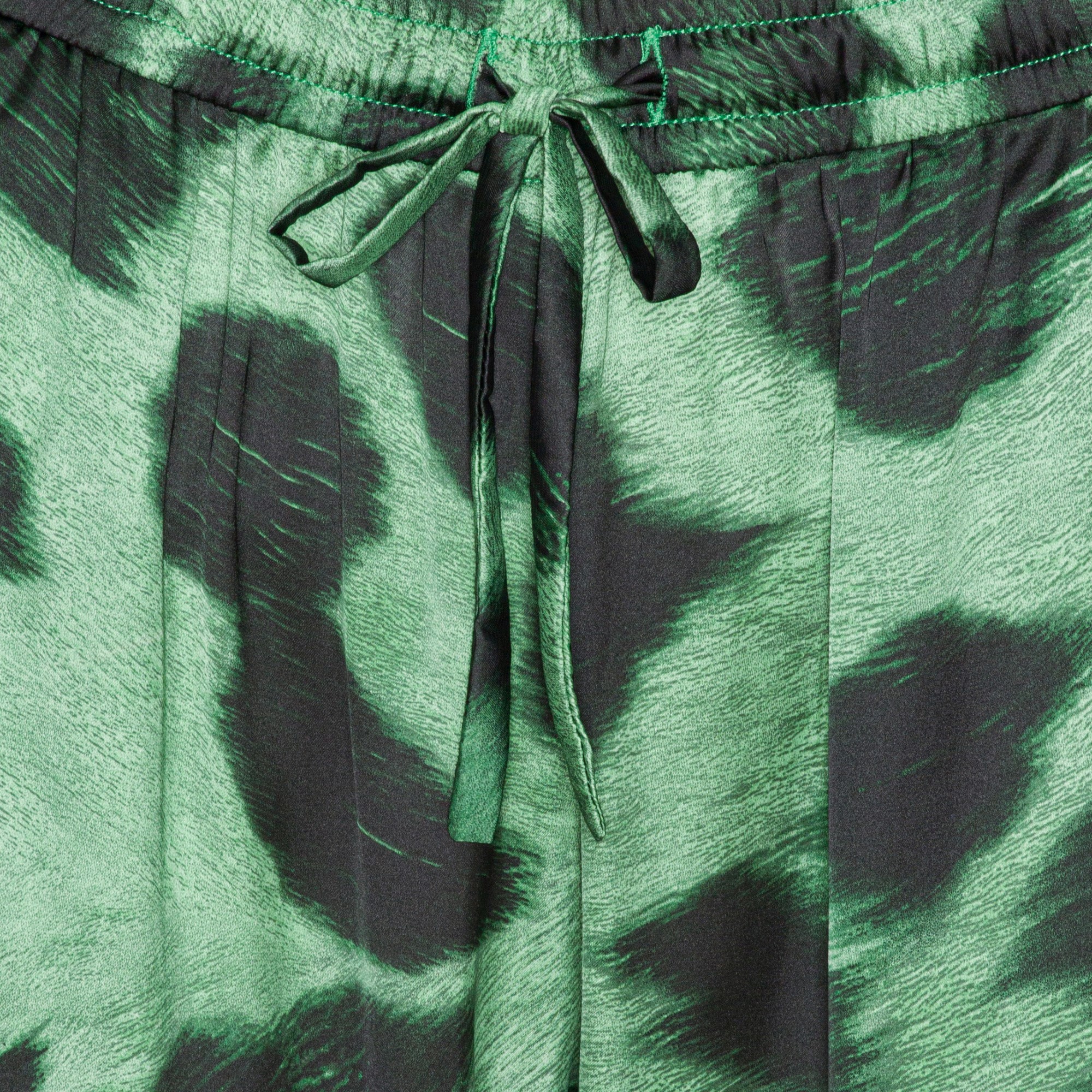 Cora Pants – Green Maxi Leo | KARMAMIA Copenhagen
