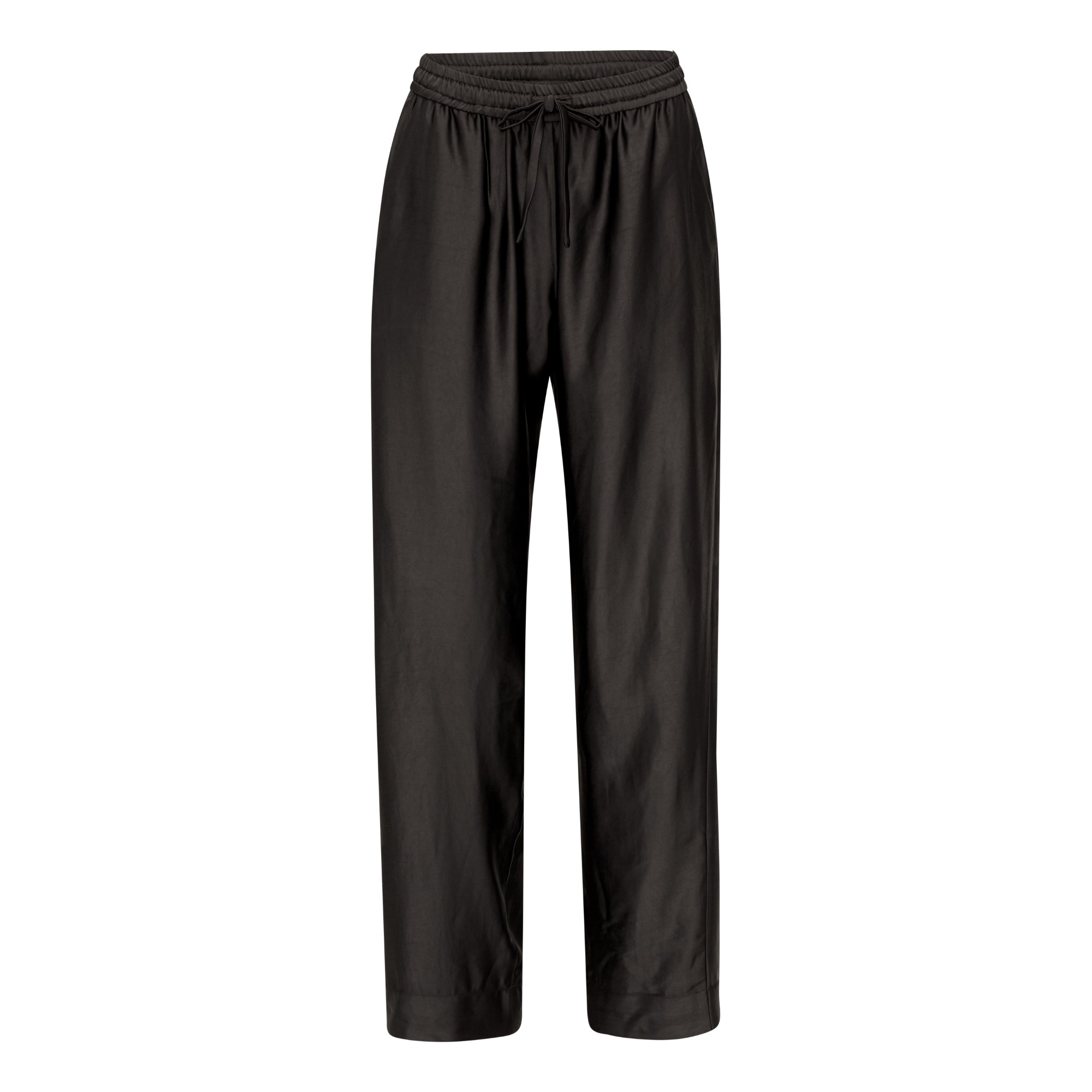 Garcia Pants – Black Rich Satin | KARMAMIA Copenhagen