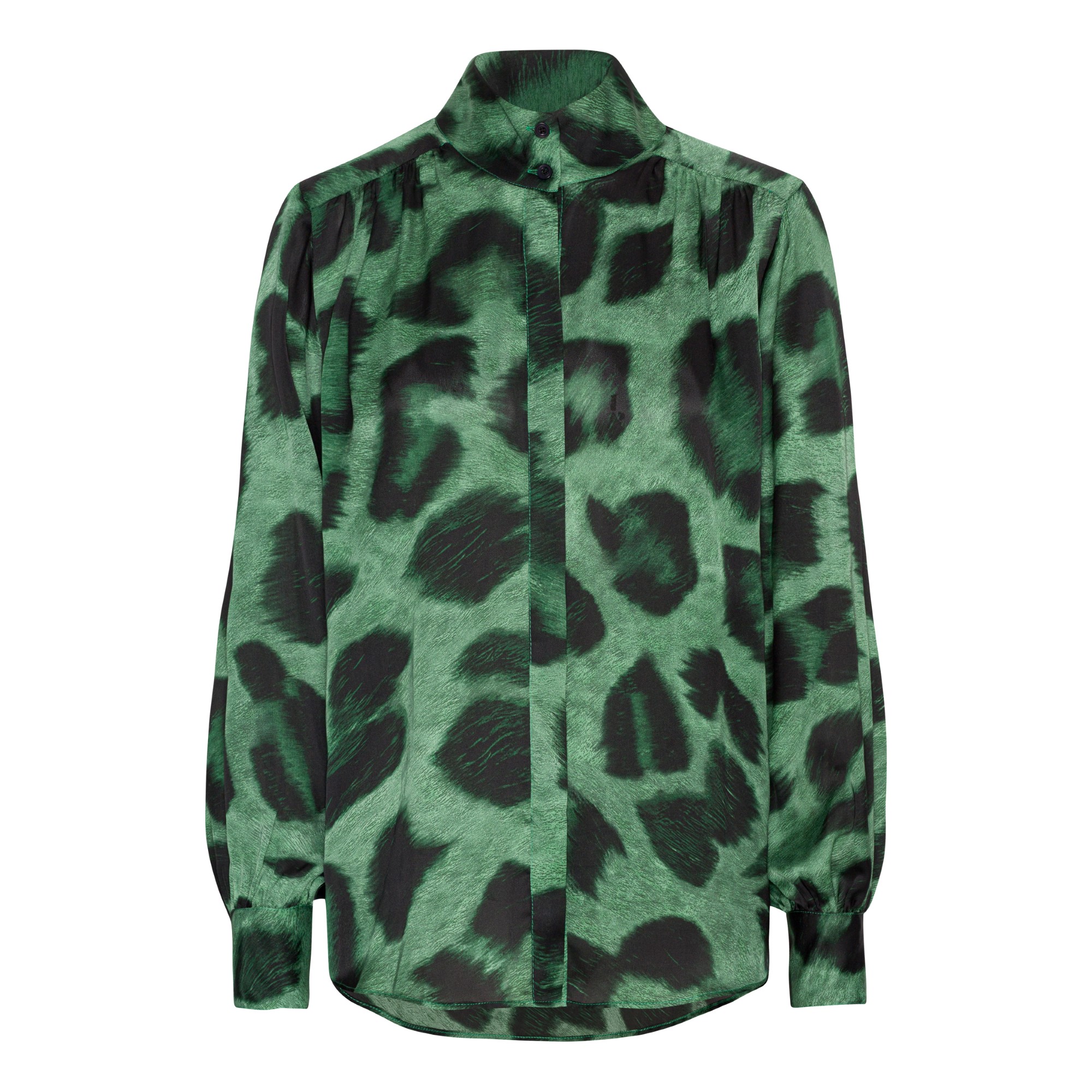 skyde Jabeth Wilson trængsler Noelle Shirt – Green Maxi Leo | KARMAMIA Copenhagen