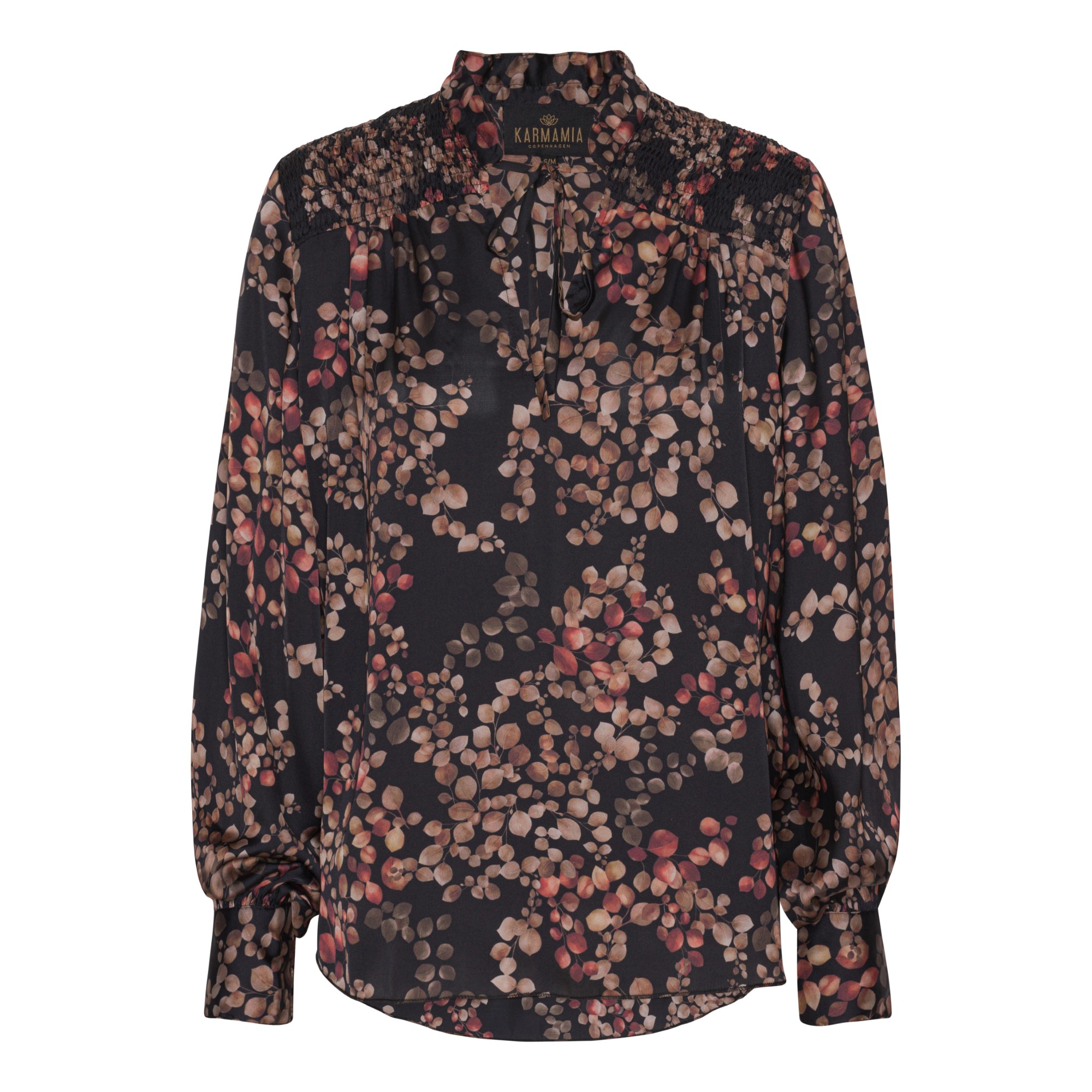 Blanche Blouse – Melange Noir | KARMAMIA Copenhagen