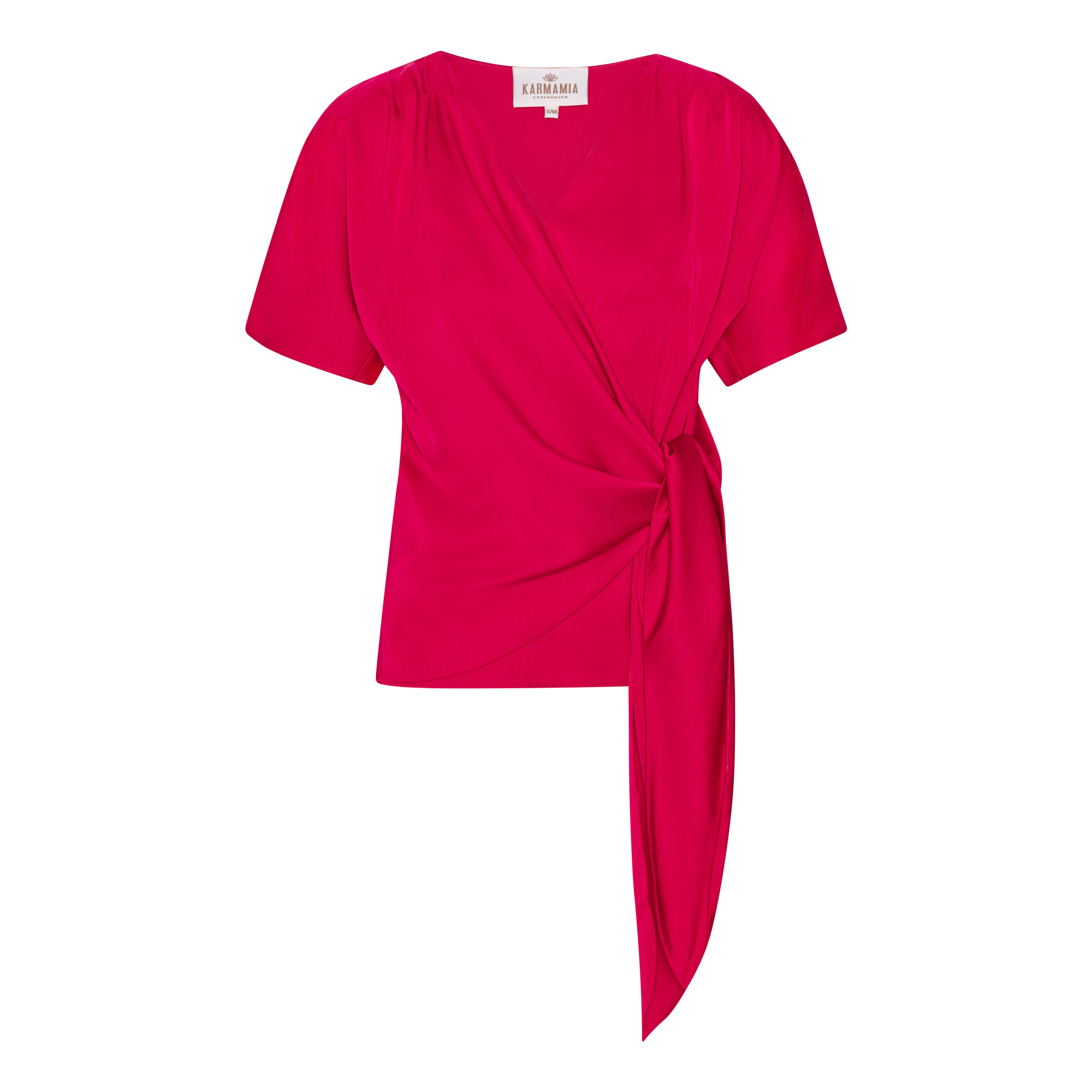 Dagmar Blouse – Deep Pink | KARMAMIA Copenhagen