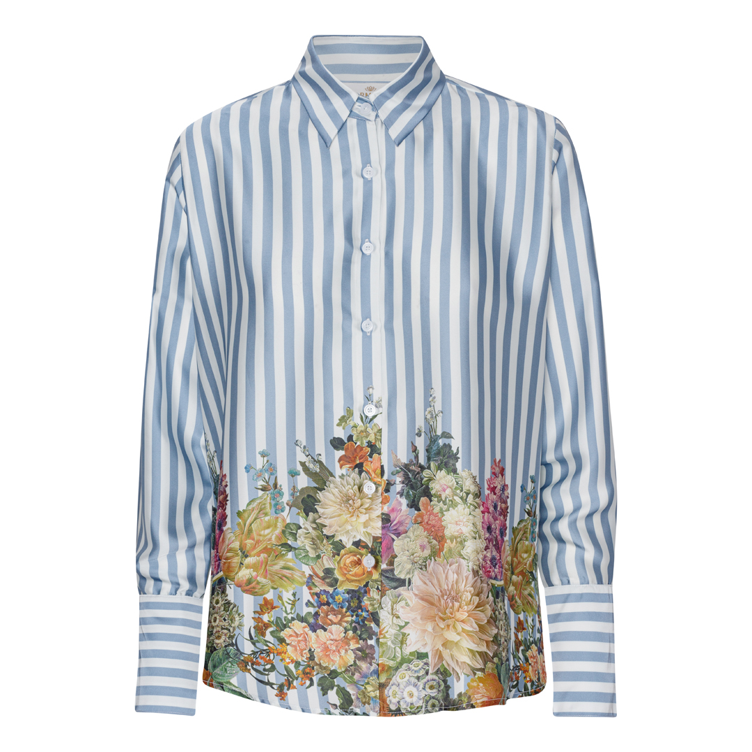 STRIPED JACQUARD SHIRT ZW COLLECTION - Khaki | ZARA United